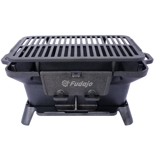 Oval Cast Iron Grill Outdoor