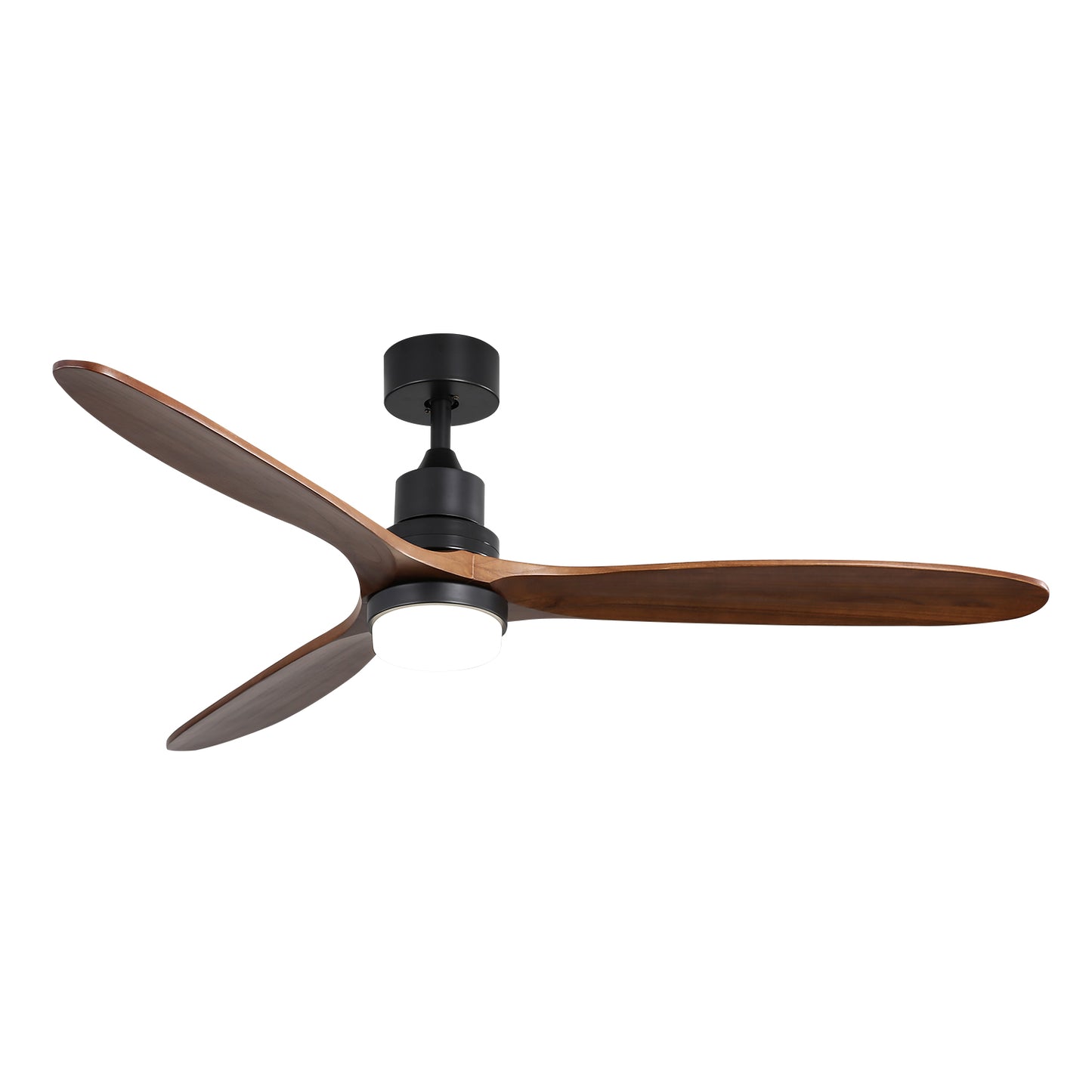 60 Inch Ceiling Fan With Lights 3 Solid Wood Fan Blade