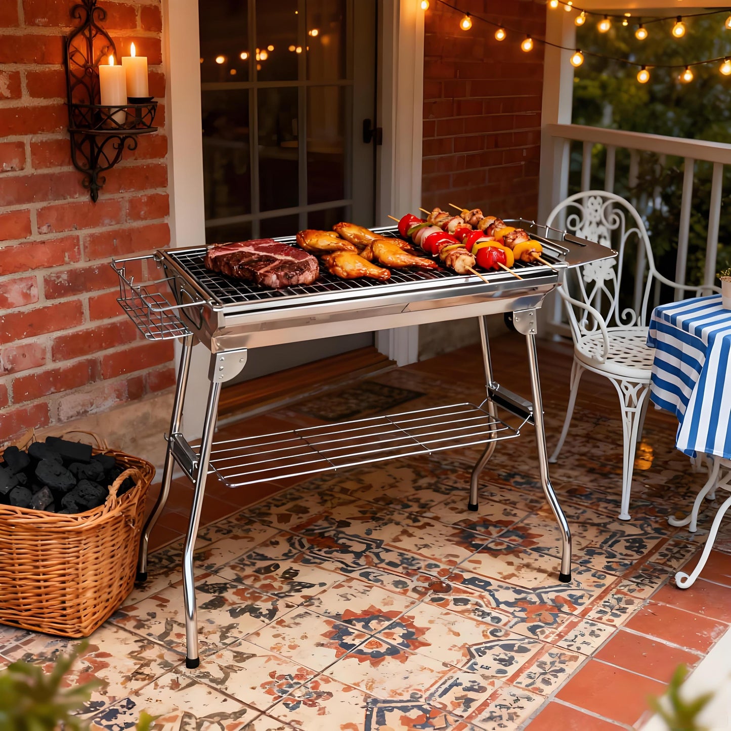 Folding Charcoal BBQ Grill